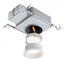 Signify Luminaires L5RBW - 5 Inch Round Baffle Cone White Flange Trim for LyteCaster LED Series Downlights