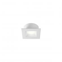 Signify Luminaires L5SDW - 5 Inch Square Smooth Cone White Flange Trim for LyteCaster LED Series Downlights